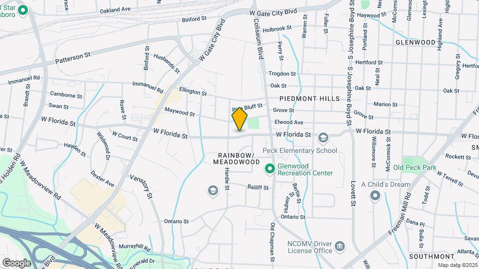 2110 W Florida St Map and Location Details