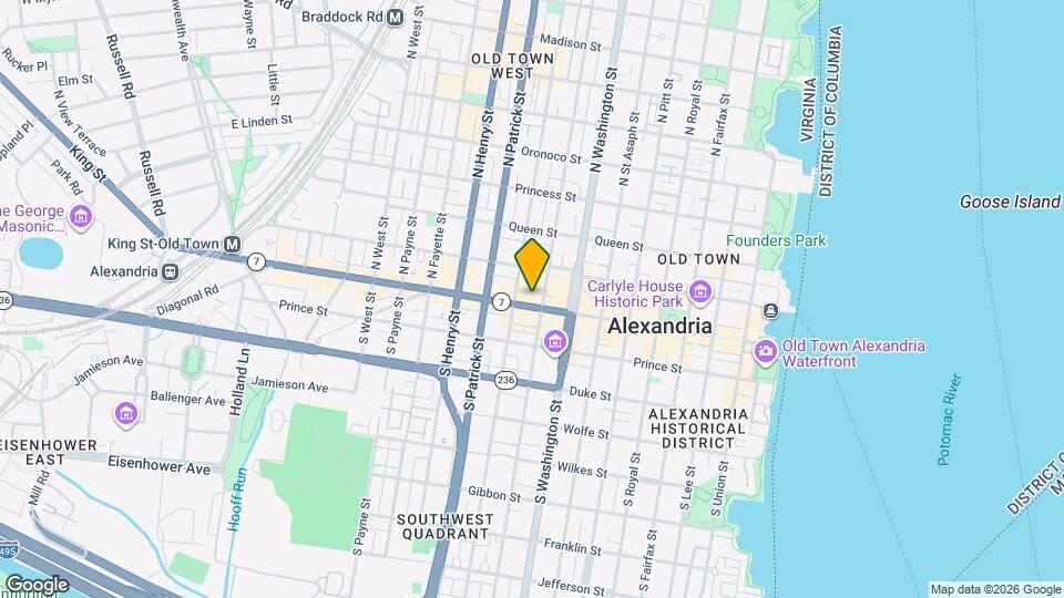 809-809-809-802 King St Map and Location Details