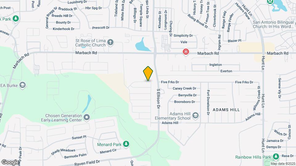 9714 Marbach Bend Map and Location Details