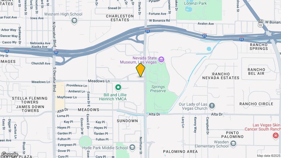 3804 Meadows Ln Map and Location Details
