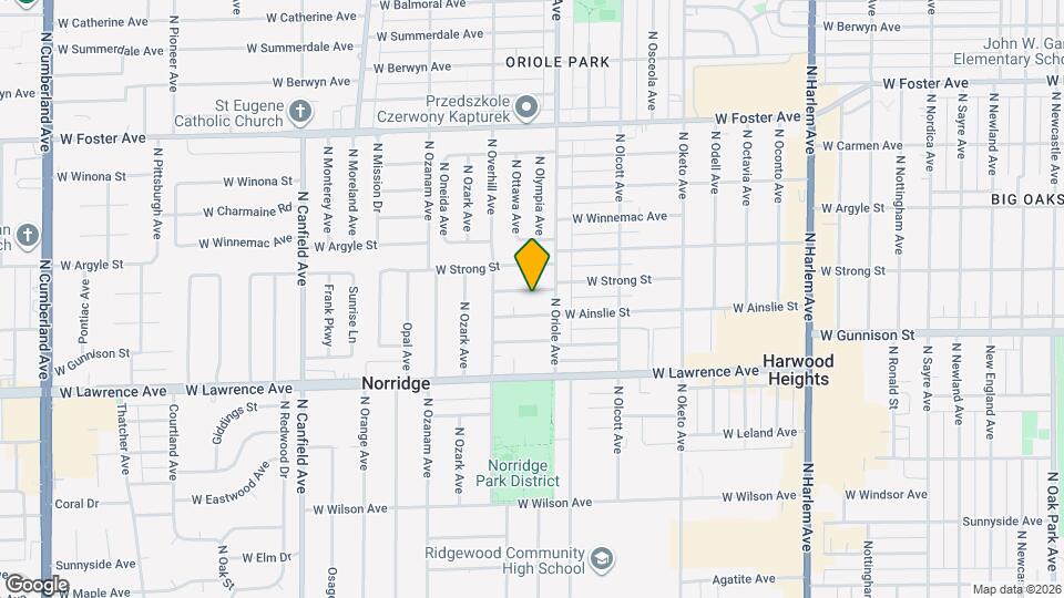 7621 W Norridge St Map and Location Details