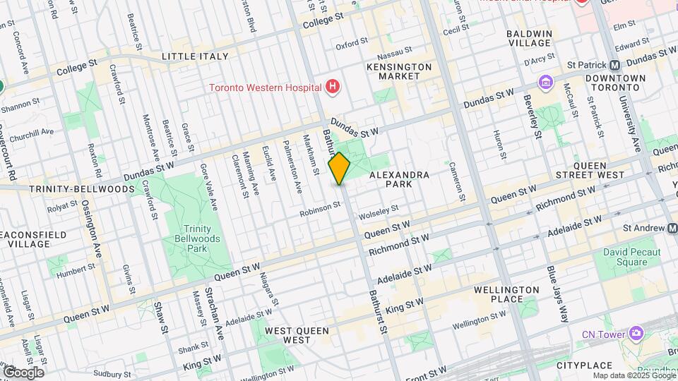 244 Bathurst St Map and Location Details