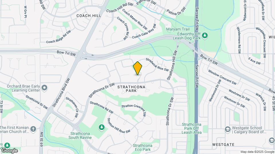 448 Strathcona Dr SW Map and Location Details