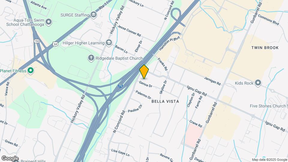 7005 Genoa Dr Map and Location Details