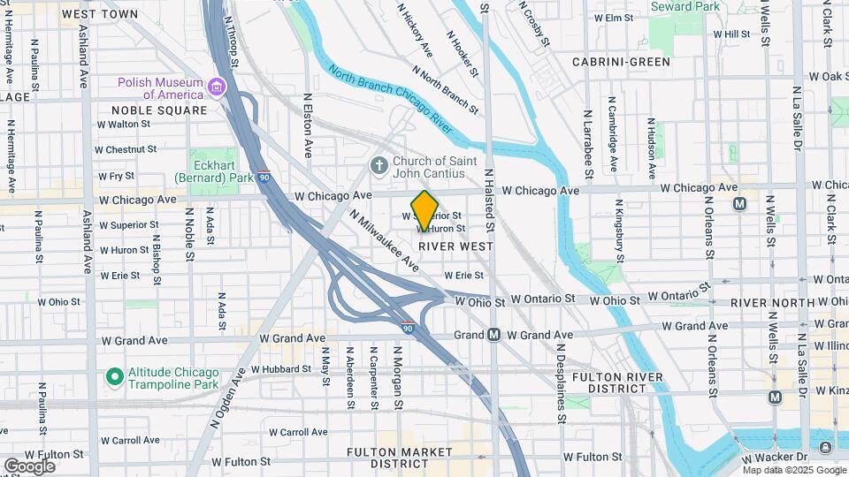 River West Lofts Mapa y Detalles de la Ubicación