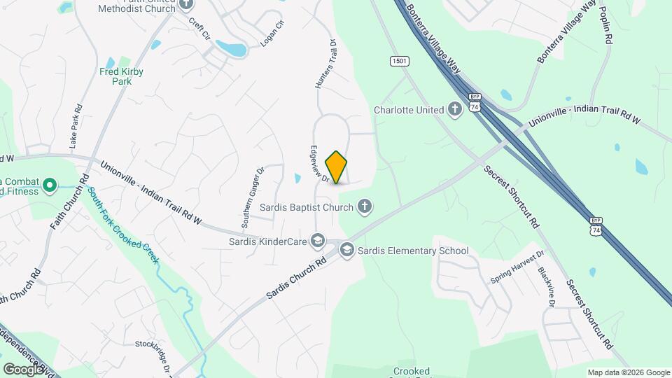 4008 Edgeview Dr Map and Location Details