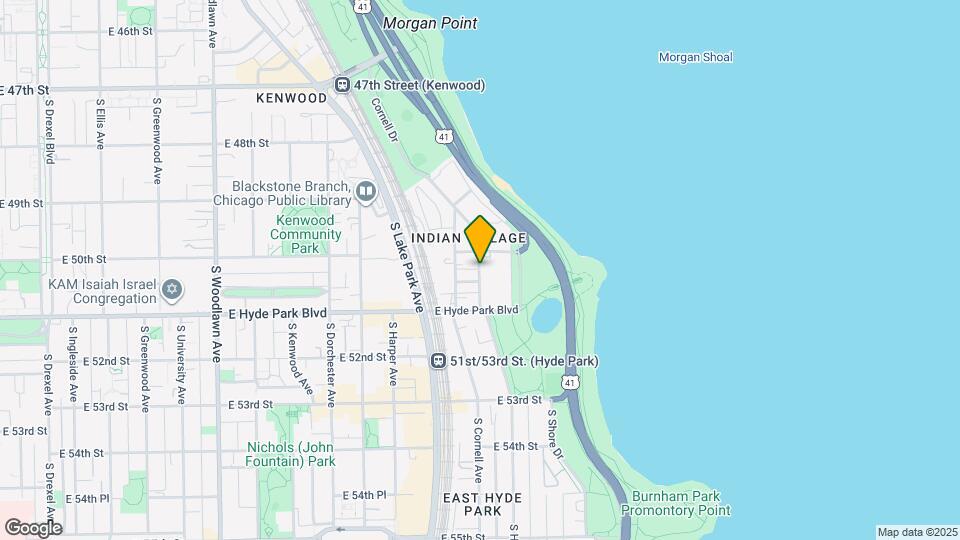 5035 S East End Ave, Unit N1706.612600 Map and Location Details