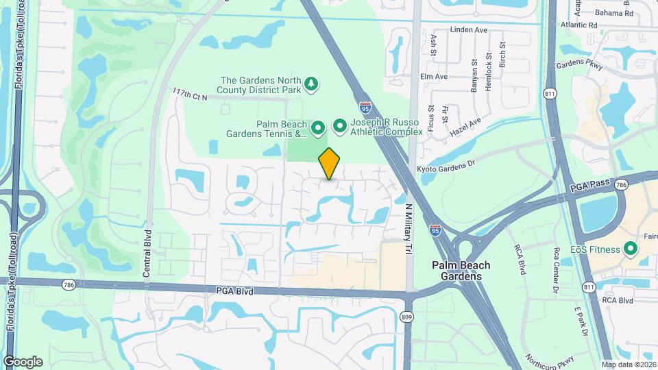 1123 11th Ln Map and Location Details