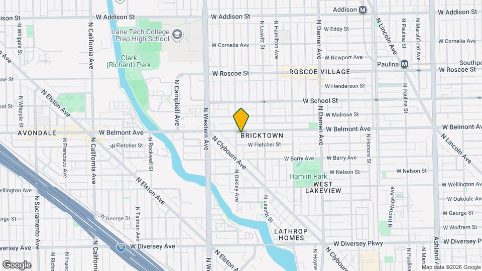 2251 W Belmont Ave Map and Location Details