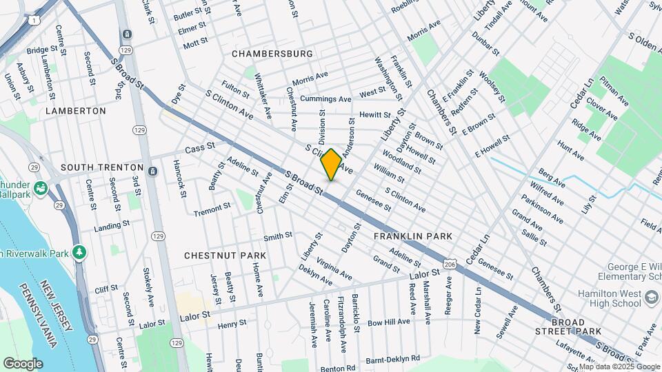 1210 Anderson St Map and Location Details