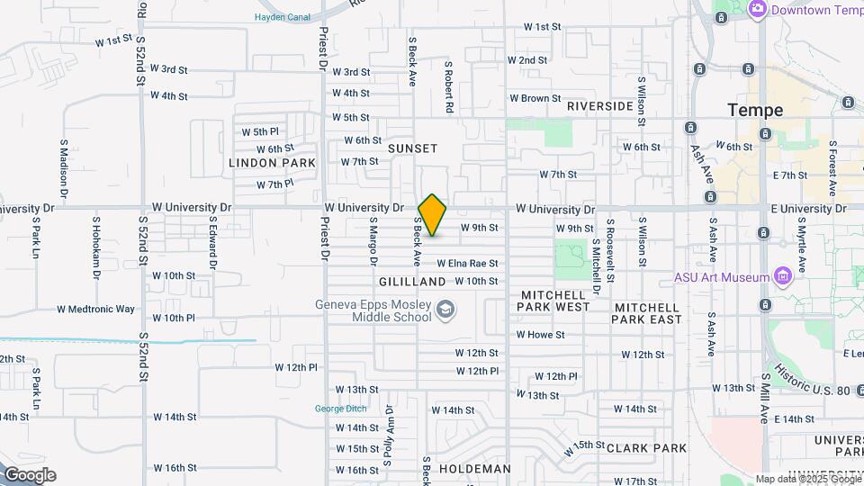 1138 W Romo Jones St Map and Location Details