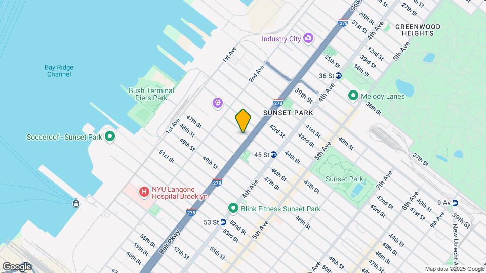 272 45th St Map and Location Details