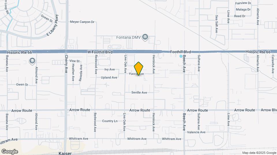 14993 Yucca Ave Map and Location Details