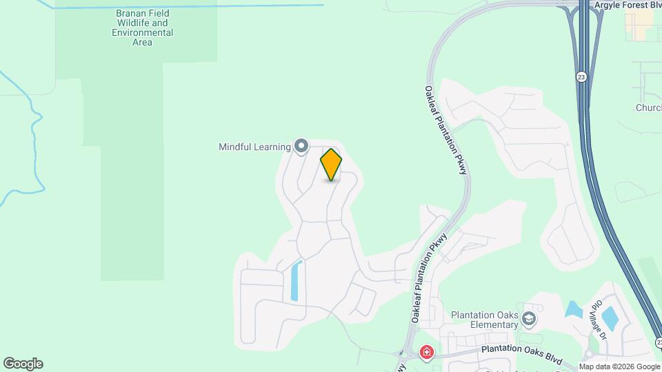 858 Glendale Ln Map and Location Details