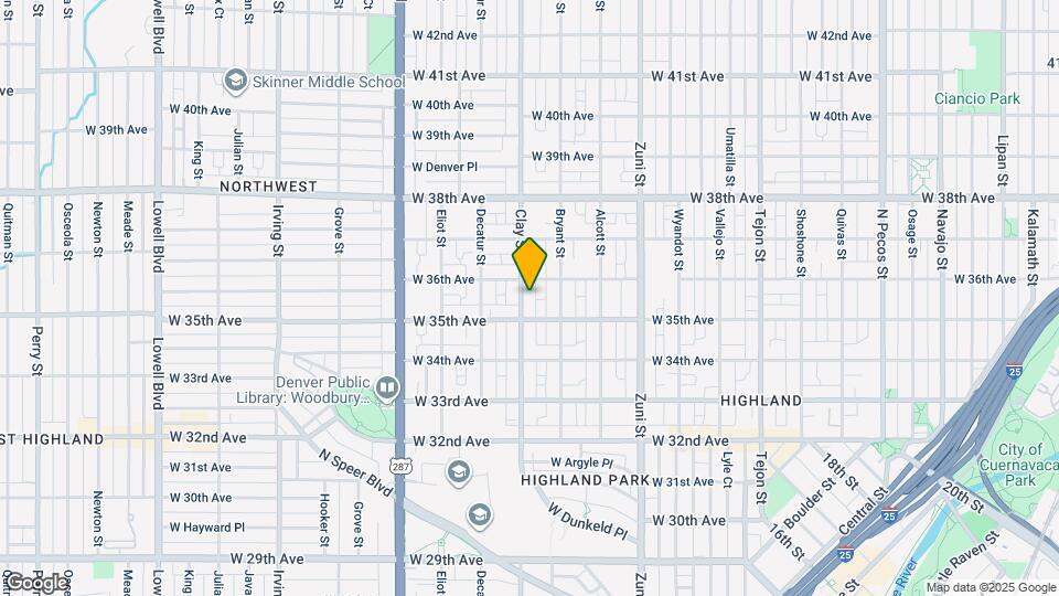 3534 Clay St Map and Location Details