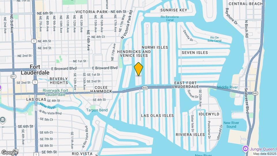 60 Hendricks Isle Map and Location Details