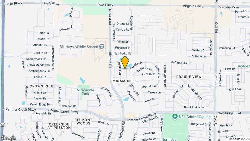 11189 Cerrillos Dr Map and Location Details