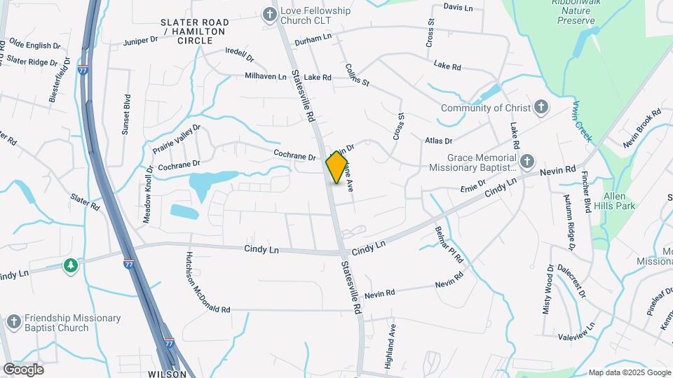 4922 Statesville Rd Map and Location Details