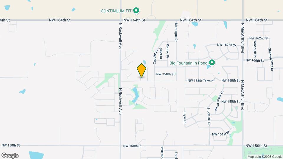 6833 NW 157th St Map and Location Details