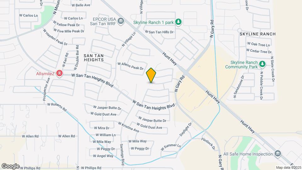 2199 W Tanner Ranch Rd Map and Location Details