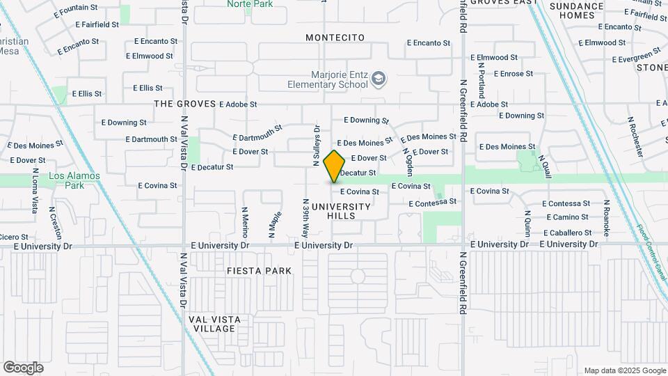 4012 E Covina St Map and Location Details