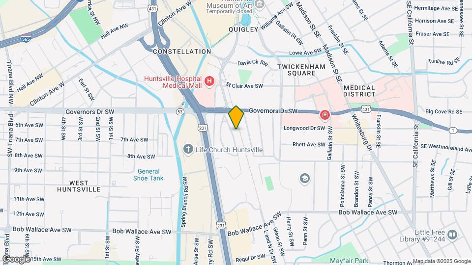 2019 Vanderbilt Dr SW Map and Location Details