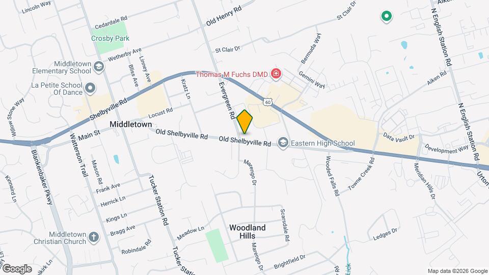 12201 Old Shelbyville Rd Map and Location Details