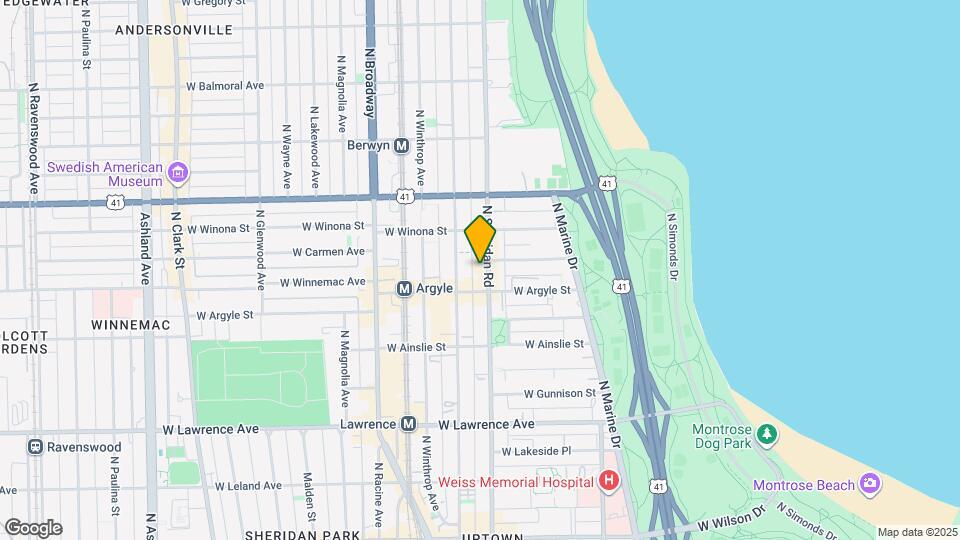 5020 N Sheridan Rd, Unit 406 Mapa y Detalles de la Ubicación