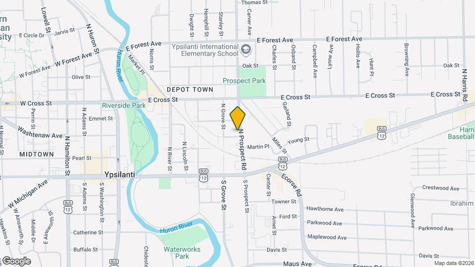 219 N Prospect Rd Map and Location Details