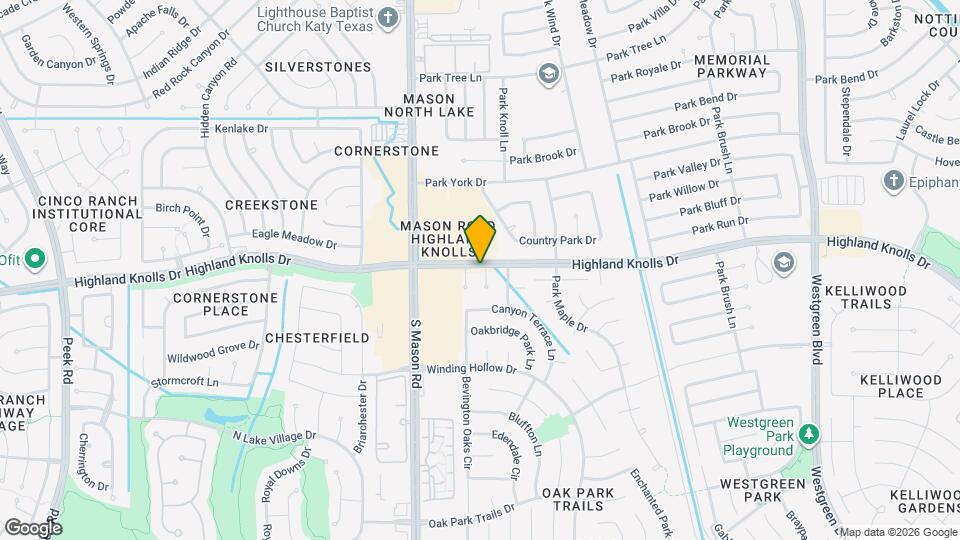 1702 Park Ridge Dr Map and Location Details