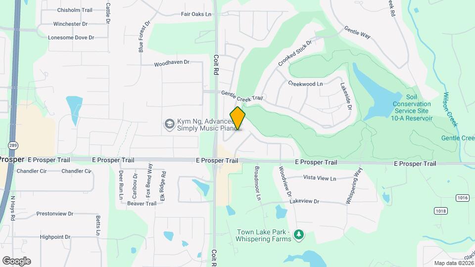 960 Woodstream Dr Map and Location Details