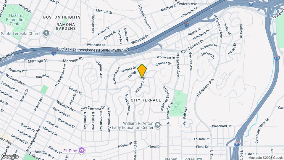 1225 Stringer Ave, Unit 1225.75 Map and Location Details