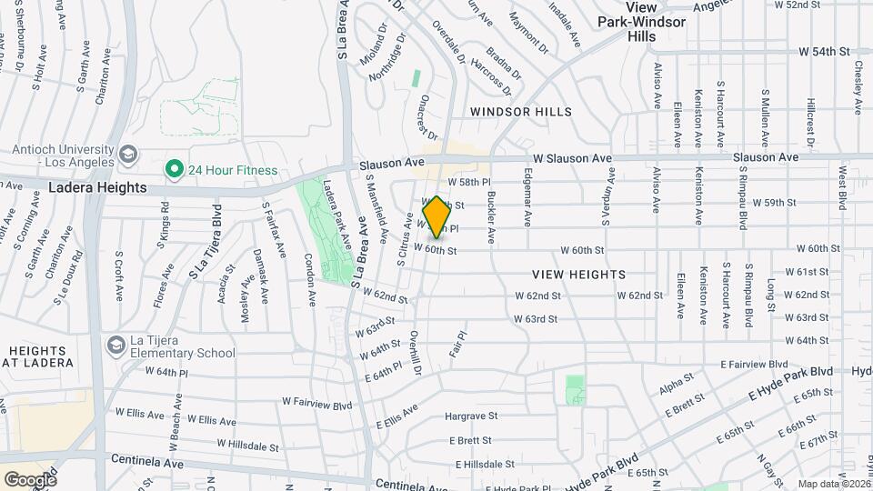 4475 W 60th St Map and Location Details