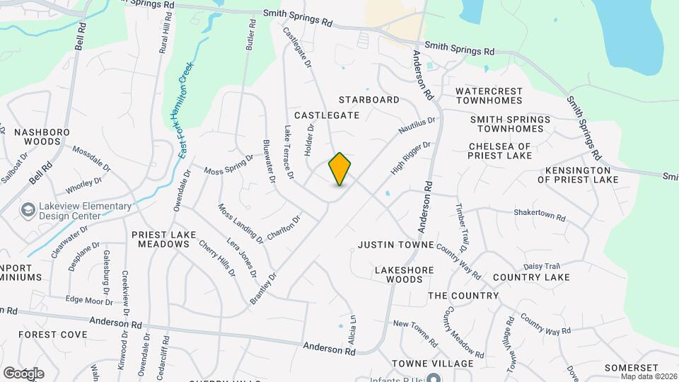 812 Lake Terrace Dr Map and Location Details