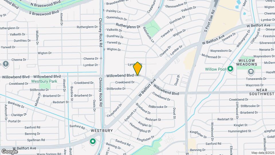 5231 Willowbend Blvd Map and Location Details