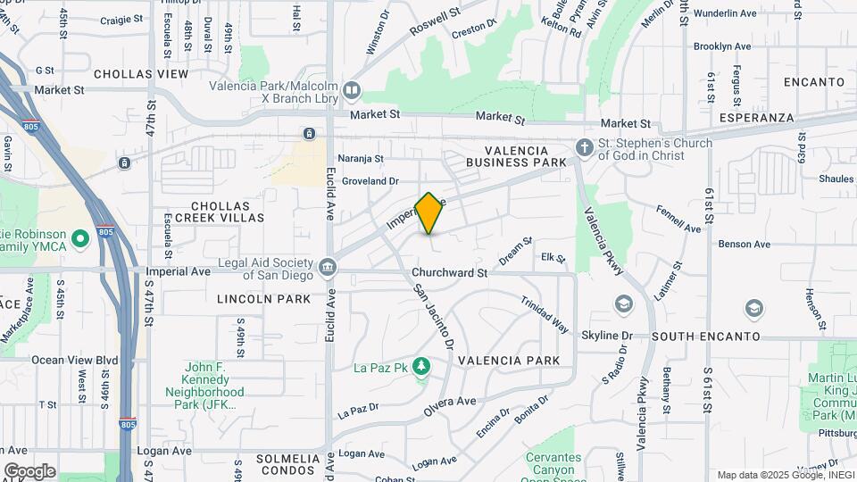 5311-5315 Santa Margarita St Map and Location Details