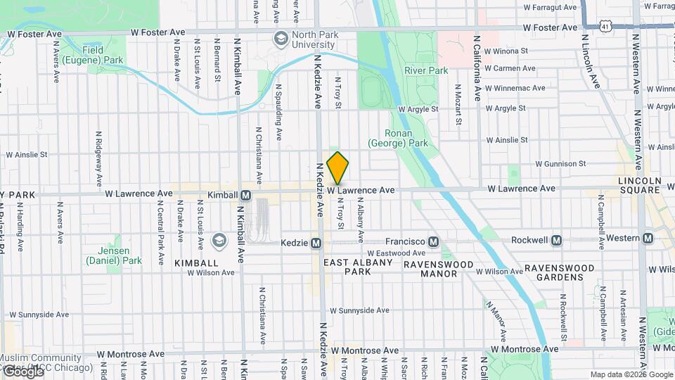 3135 W Lawrence Ave Map and Location Details