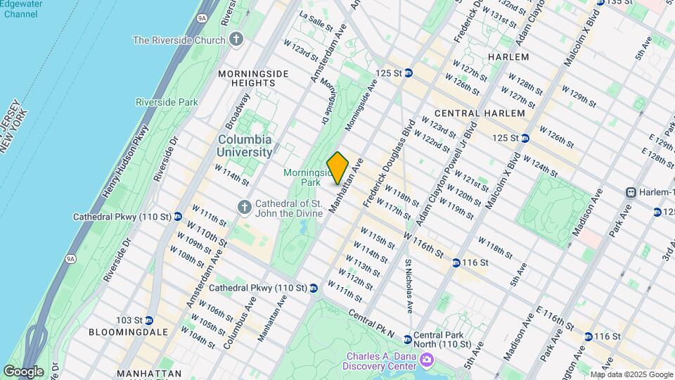 389 Manhattan Ave Map and Location Details