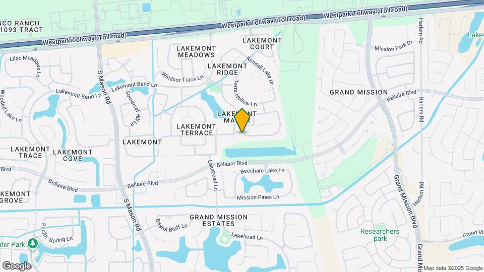 7426 Upland Mill Ln Map and Location Details