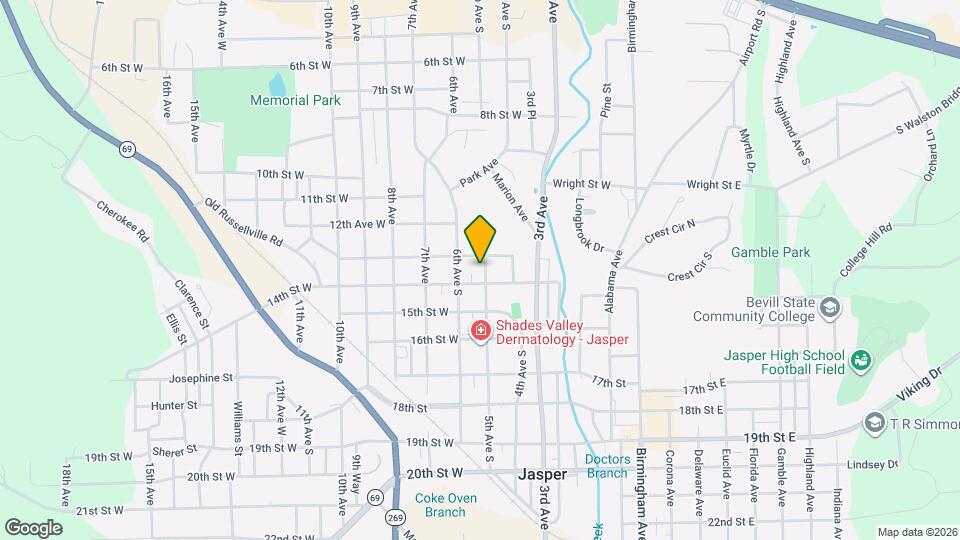 1304 5th Ave S Map and Location Details