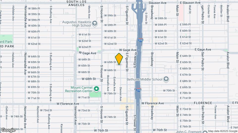 6519 Denver Ave Map and Location Details