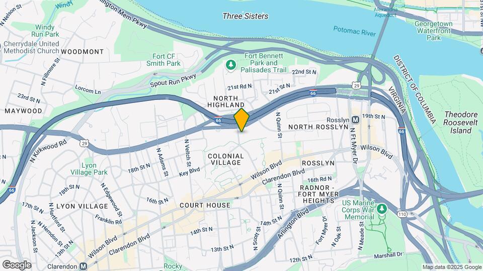 1829 Wilson Blvd, Unit 230A Mapa y Detalles de la Ubicación