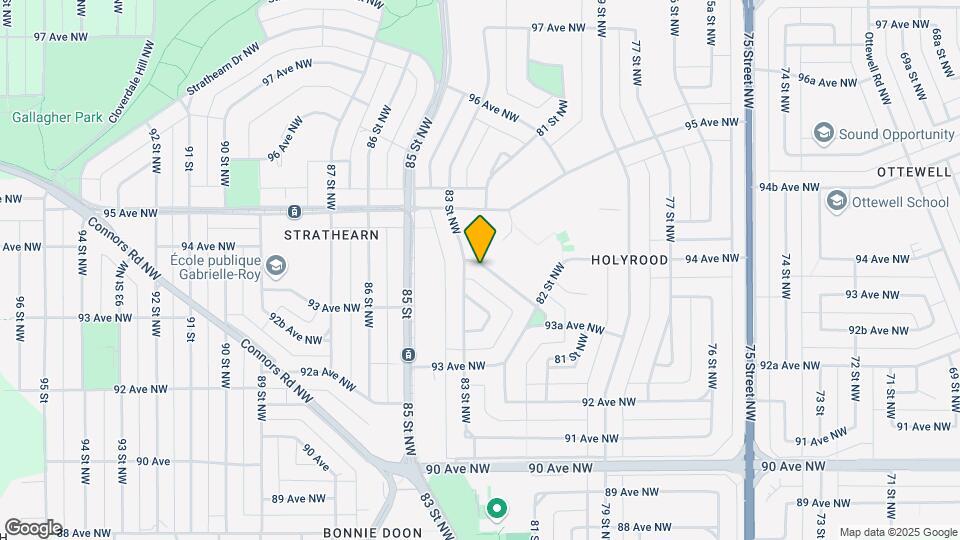 8239-893A 93a Ave NW Map and Location Details