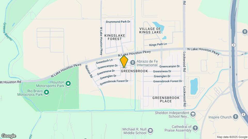 11919 Kingslake Forest Dr Map and Location Details