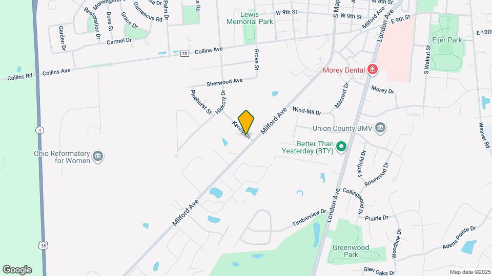 601 Kenny Ln Map and Location Details