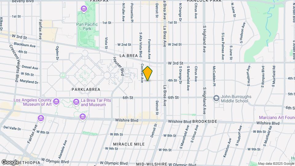409 S Cloverdale Ave Map and Location Details