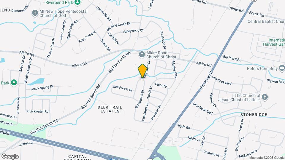 2034 Forestwind Dr Map and Location Details