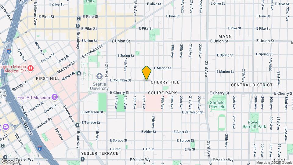 1601 E Columbia St Map and Location Details