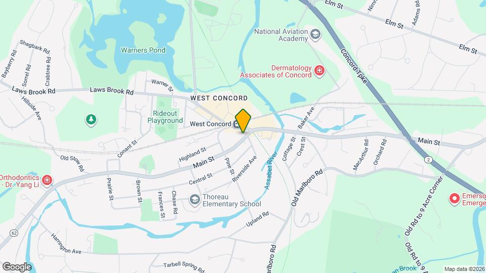 1260 Main St Mapa y Detalles de la Ubicación