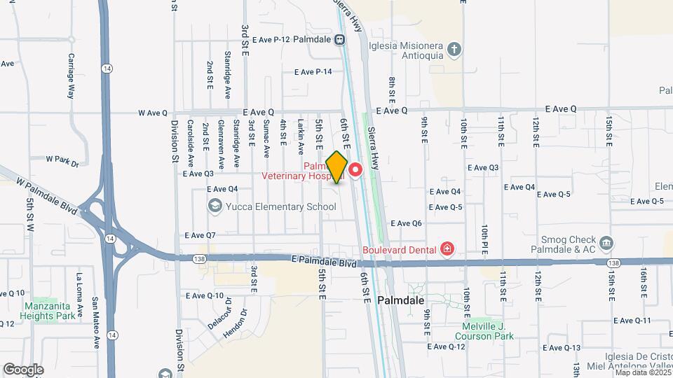 520 E Avenue Q4 Mapa y Detalles de la Ubicación